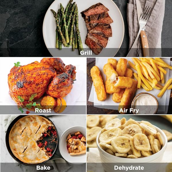 Ninja Eg351Uk 5-In-1 Indoor Grill & Air Fryer - Black & Silver