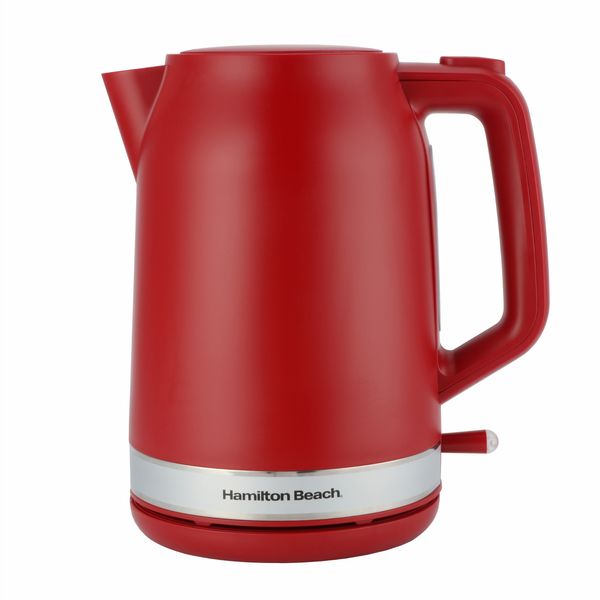 Hamilton Beach Ella Kettle, Toaster and Retro Microwave Red