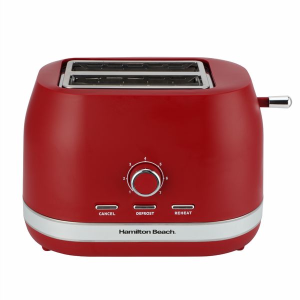 Hamilton Beach Ella Kettle, Toaster and Retro Microwave Red