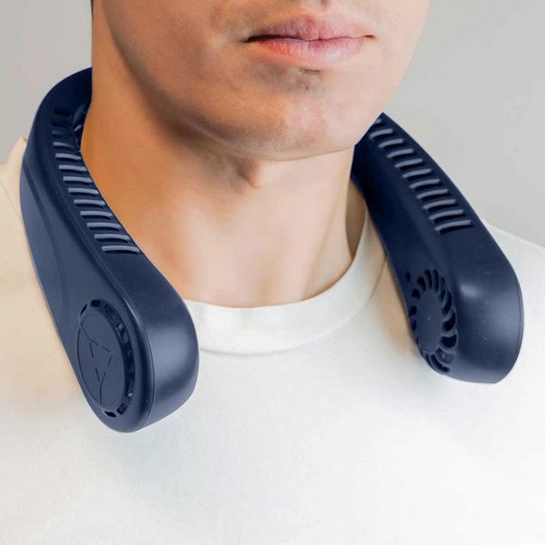 Bladeless Neck Fan Blue