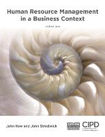 Human Resource Management in a Business Context (ePub eBook)