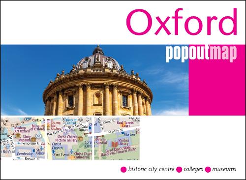  Oxford PopOut Map: pocket-size, pop up, city map of Oxford city centre including top sights not...