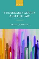 Vulnerable Adults and the Law (PDF eBook)