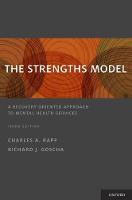 Strengths Model, The: A Recovery-Oriented Approach to Mental Health Services