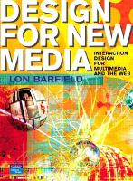 Design for New Media: Interaction design for multimedia and the web