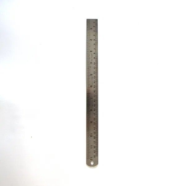 30cm Steel Ruler cm/inches