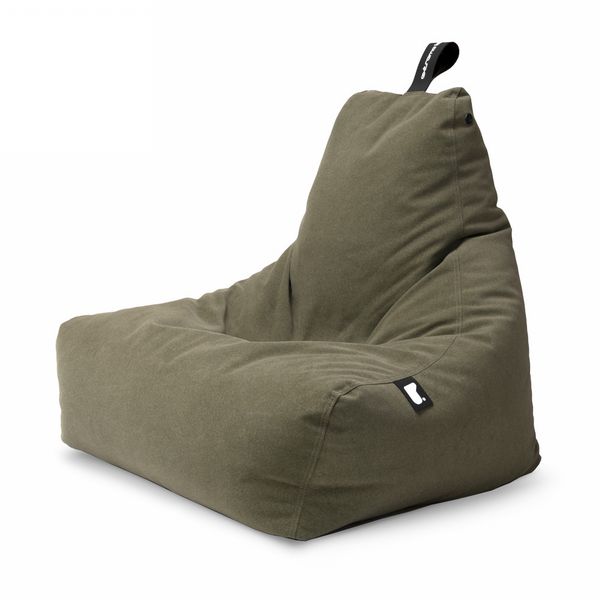 Extreme Lounging Brushed Suede Mighty B Bag In Moss Green