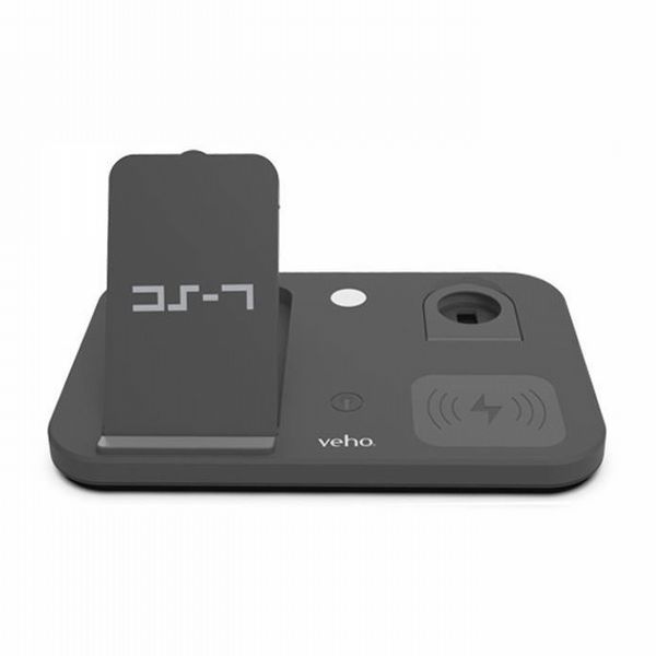 Veho Ds-7 Qi Wireless Charging Station With Led Night Light