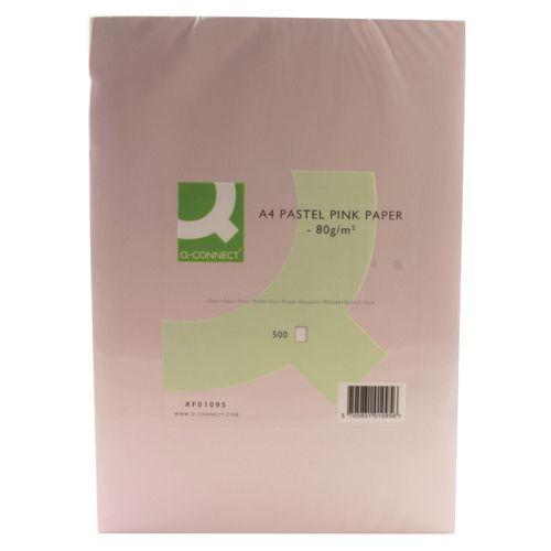 Q-Connect Copier Paper A4 80g Ream Pink