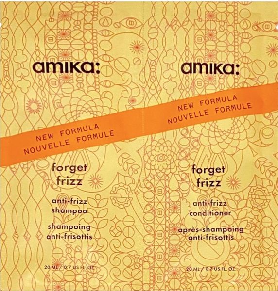 Amika Forget Frizz Shampoo + Conditioner 20Ml Sachet