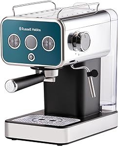 Russell Hobbs Distinctions Espresso Machine Ocean Blue