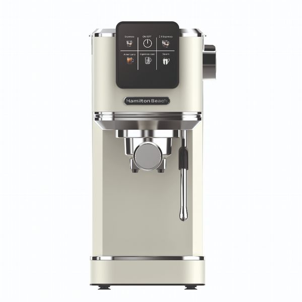 Hamilton Beach BaristaPro Touch 5 in 1 Espresso Machine - Cream