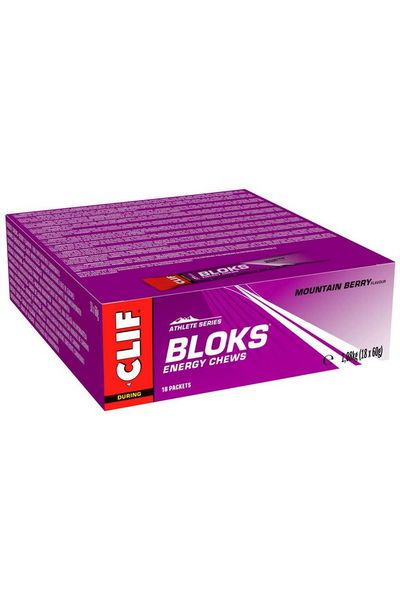 CLIF SHOT BLOK MOUNTAIN BERRY BOX OF 18