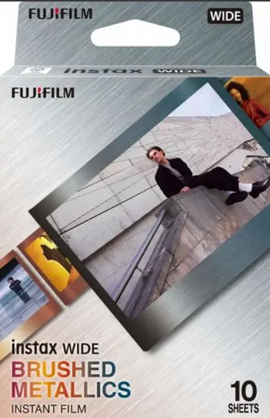 Fuji Instax Wide Film - Brushed Metal
