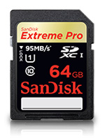 SanDisk Extreme Pro SDXC 64GB UHS-1 200MB/s