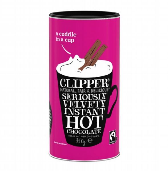 Clipper Fairtrade Seriously Velvety Hot Chocolate 350g