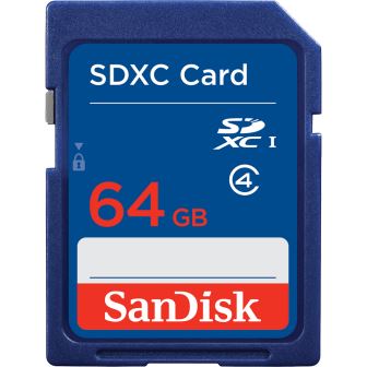 SanDisk SDHC and SDXC Card 64GB