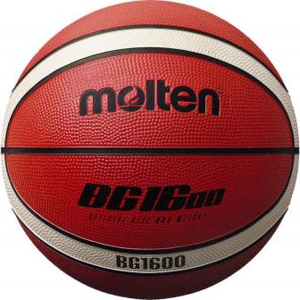Molten 1600 Rubber Basketball - Tan/White - Size 7